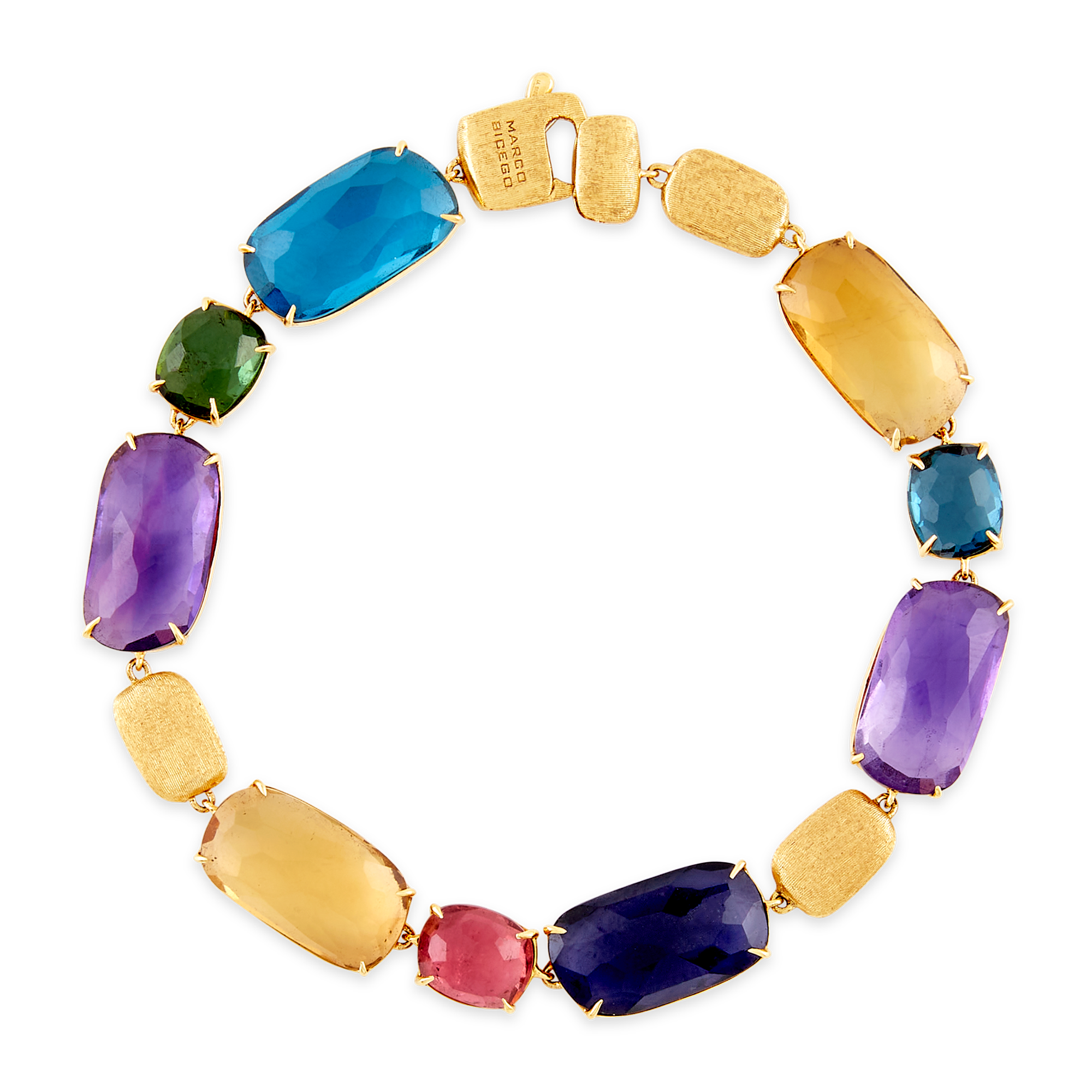 18ct Gold and Multi-Gemstone "Murano" Bracelet Marco Bicego