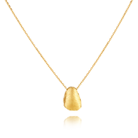 14ct Brushed Gold Nugget Pendant - Appleby Jewellers Dublin