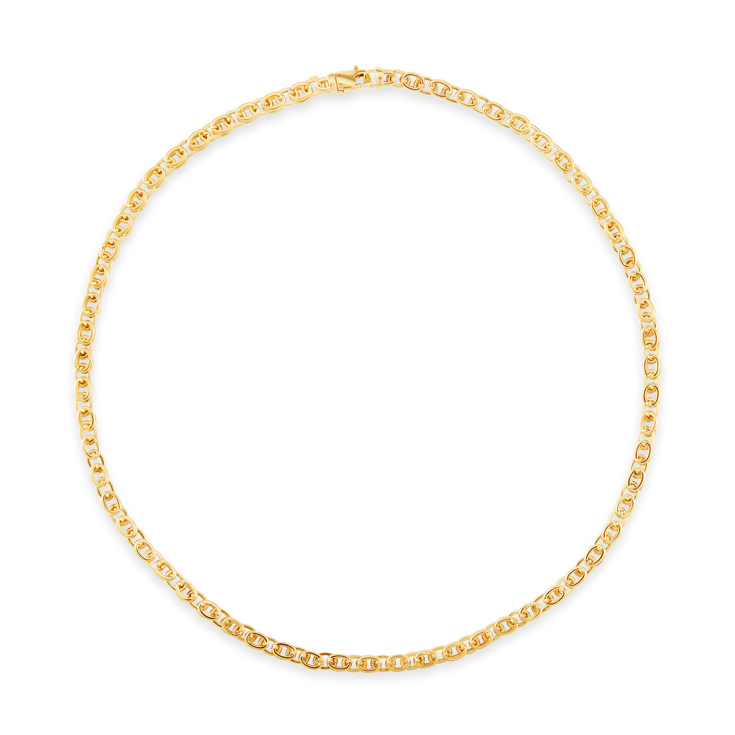 9ct Gold Gate Style Necklace