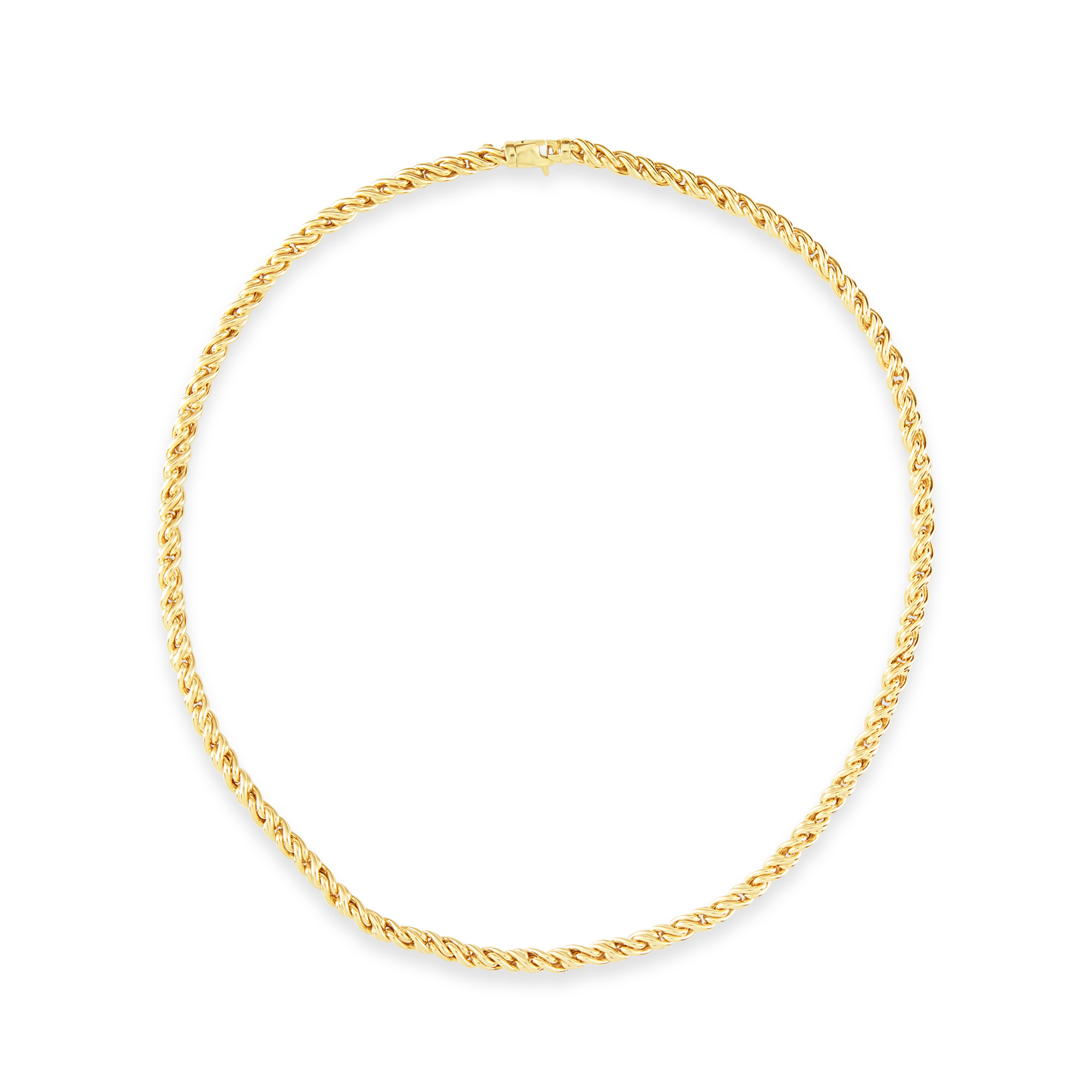 9ct Gold Rope Style Necklace