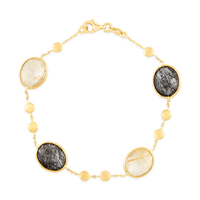 14ct Gold Quartz Bracelet