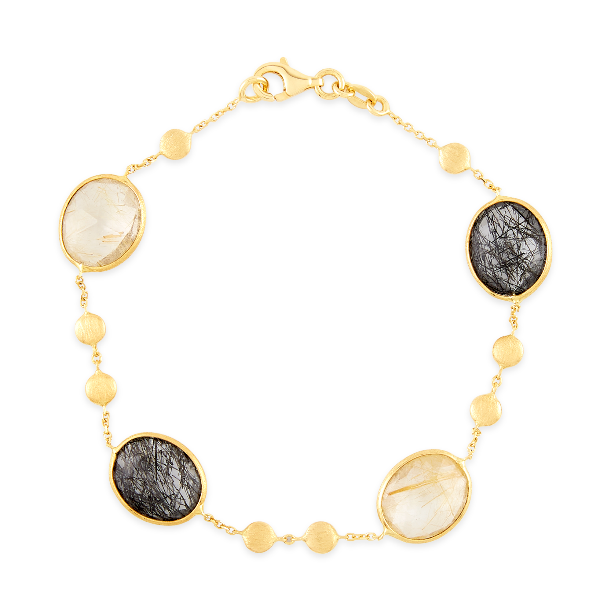 14ct Gold Quartz Bracelet