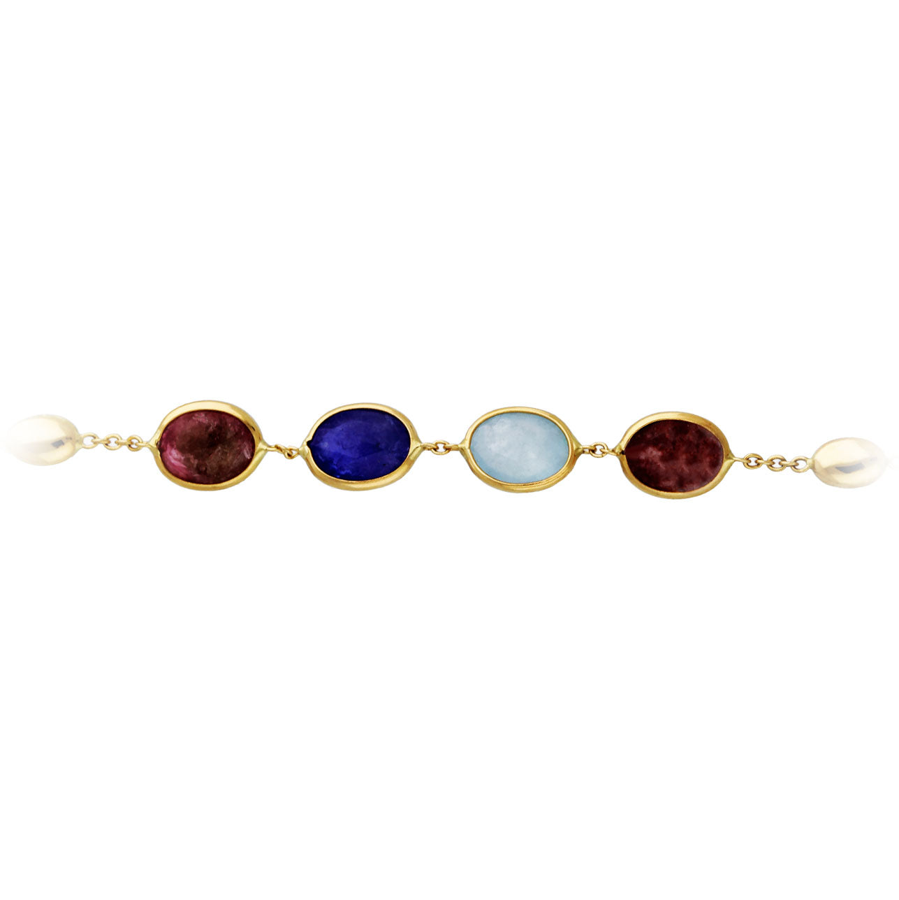 18ct Multicoloured Tourmaline Bracelet