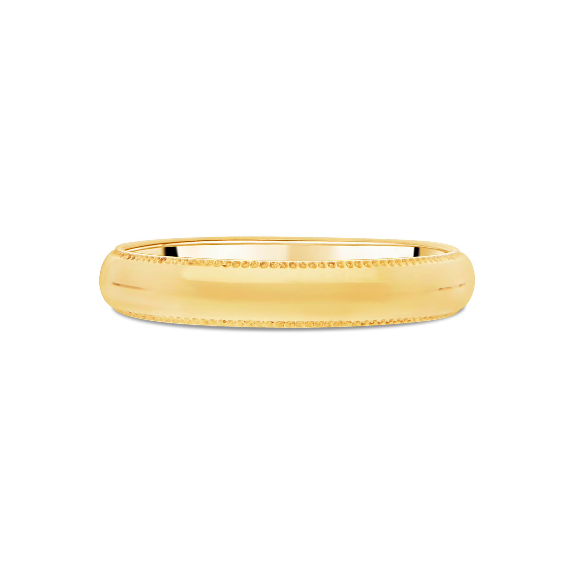 Mens yellow discount gold wedding band