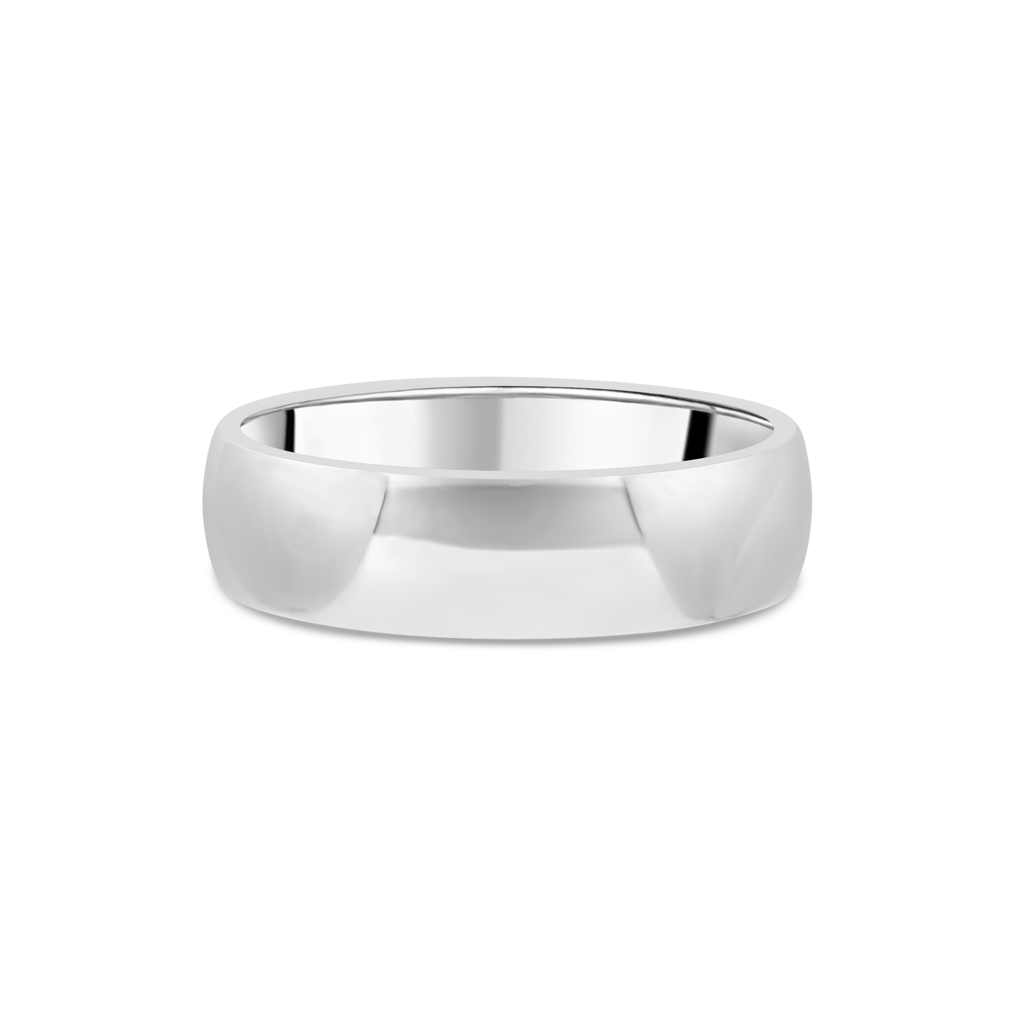 D-Shaped Gents Wedding Ring