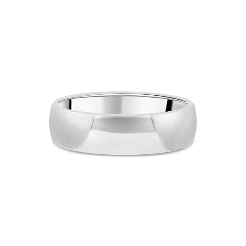 D-Shaped Gents Wedding Ring