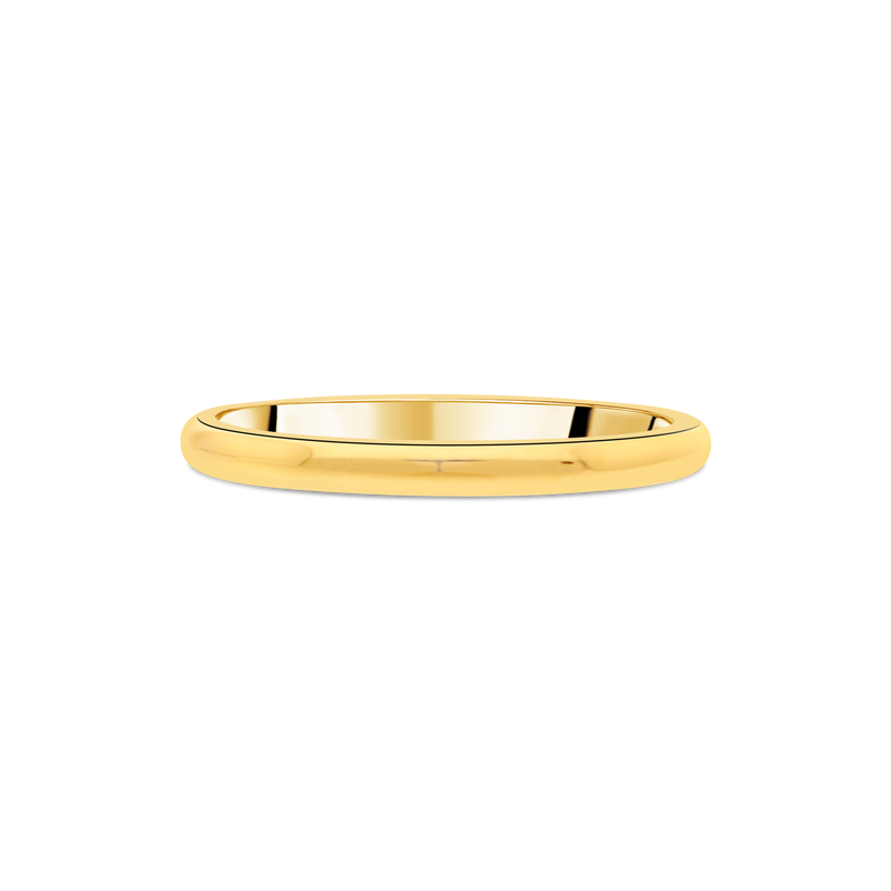 18ct Yellow Gold Heavy-Weight Comfort Fit Ladies Wedding Band