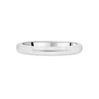Platinum Comfort Fit Ladies Wedding Ring