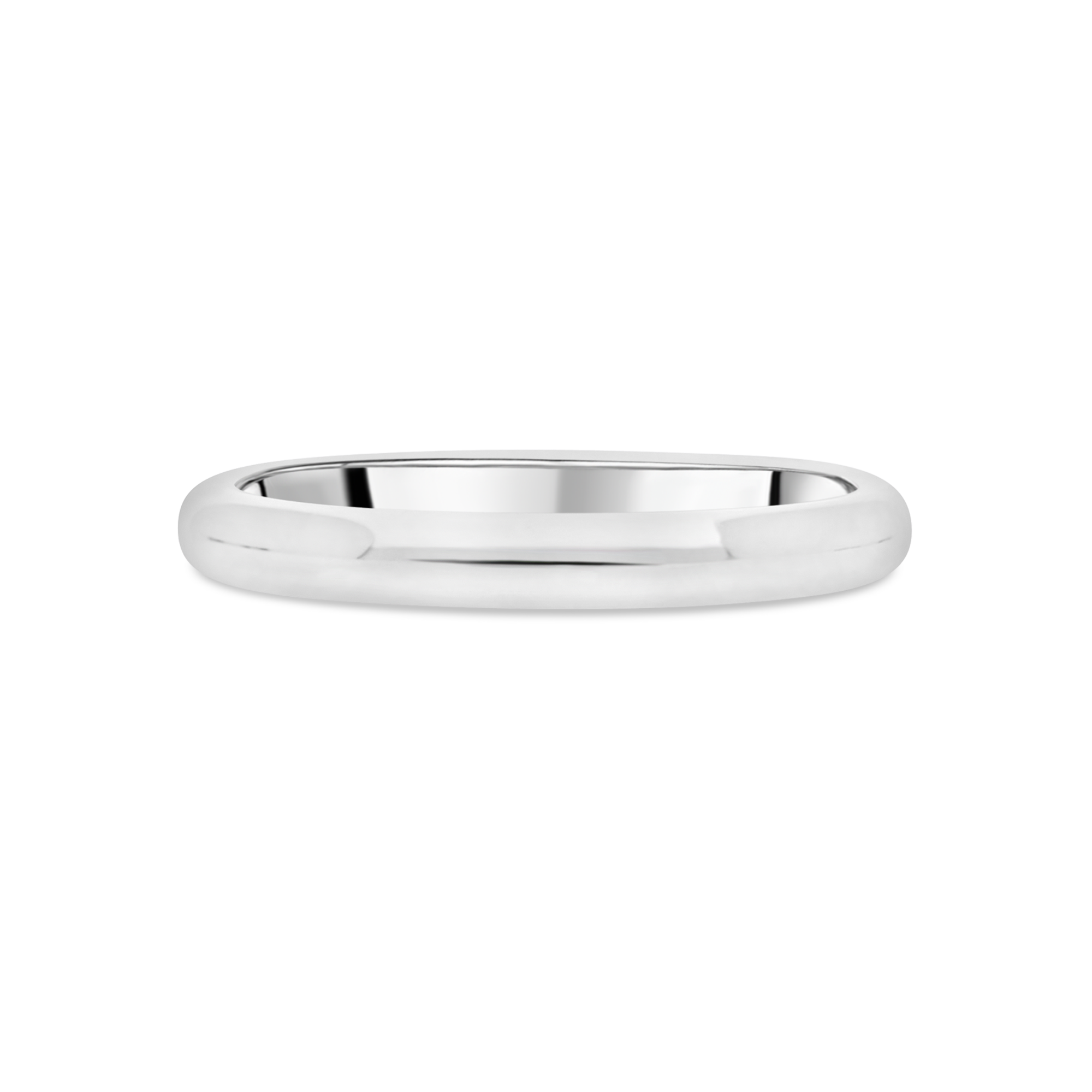 Platinum Comfort Fit Ladies Wedding Ring