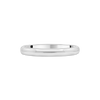 Platinum D-Shaped Ladies Wedding Ring