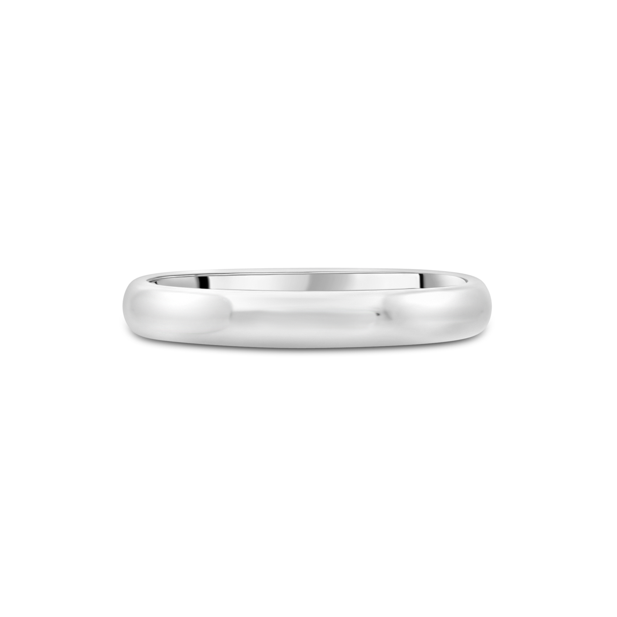 Platinum 3mm Light-Weight Comfort Ladies Wedding Band